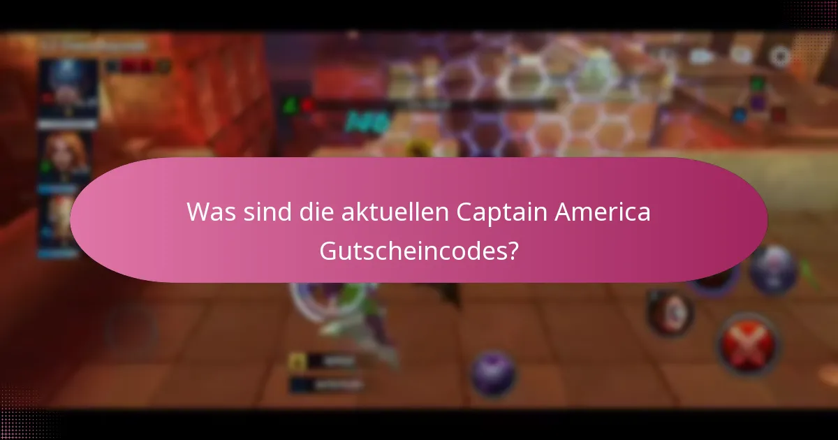Welche einzigartigen Artikel können mit Captain America Gutscheincodes erworben werden?