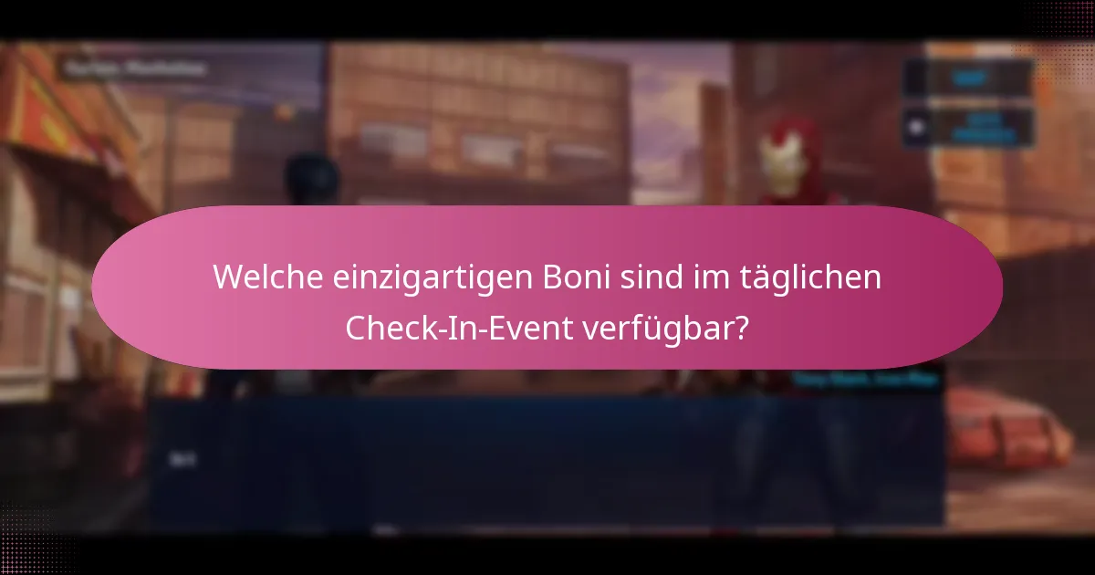 Welche speziellen Gegenstände können Spieler im täglichen Check-In-Event verdienen?